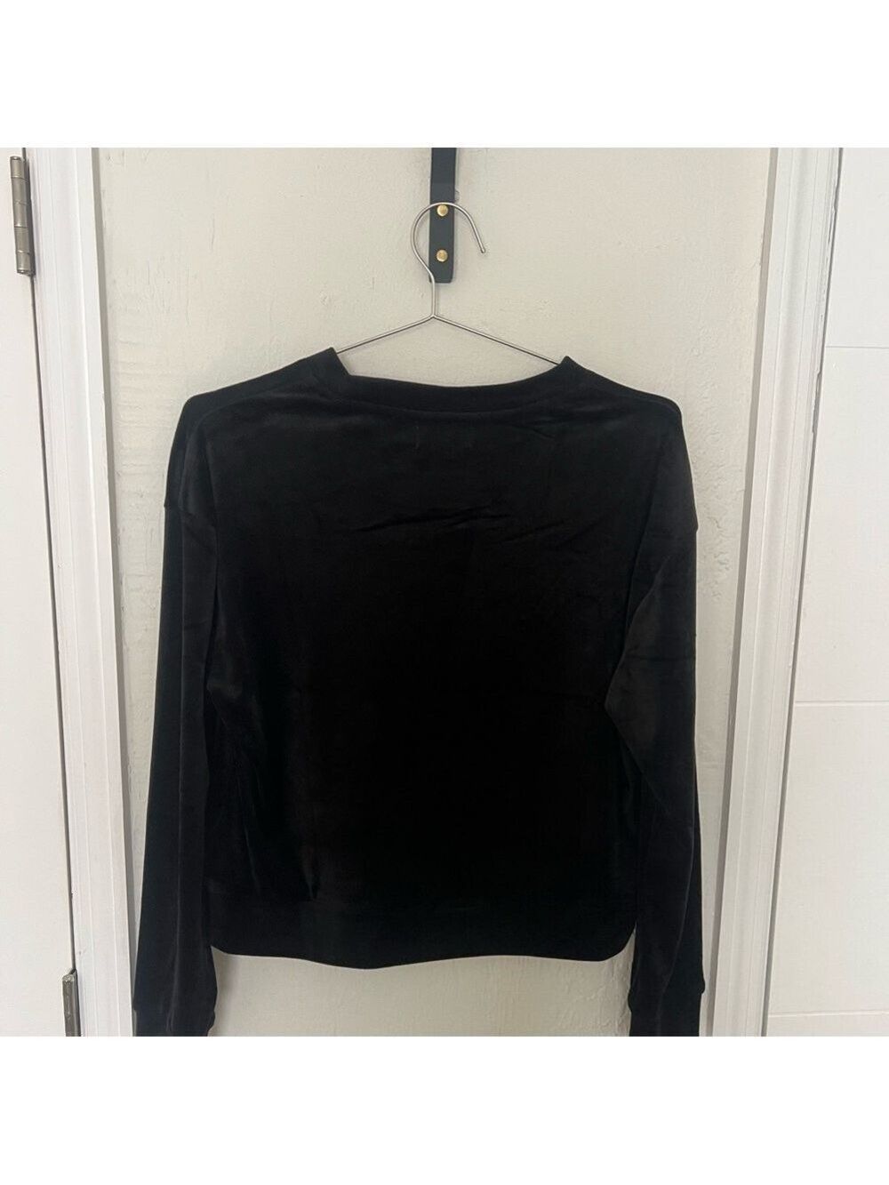 Juicy Couture Black Pullover with Sparkling Logo NWOT. - Picture 2 of 2